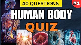 HUMAN BODY QUIZ  CAN YOU SCORE 4040 [upl. by Hobart]