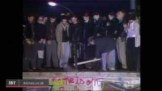 Archive Footage Captures Fall of Berlin Wall [upl. by Eiram]