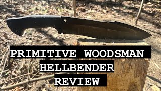 Primitive Woodsman HellbenderBushcraft Knife [upl. by Hartwell]