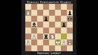 Emanuel Lasker vs Nikolai Nikolaevich Riumin  Moscow URS 1936 [upl. by Anul]