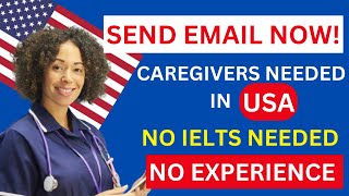 URGENT Relocate to the USA for Free  Caregiver jobs in USA with visa sponsorship caregivers in us [upl. by Niple768]