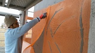 Mantolama FİLESİ Nasıl YAPIŞTIRILIR Sheathing NET How STICKING [upl. by Yenar492]