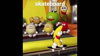 Dancing Banana Skateboard Cutscene [upl. by Eelana]