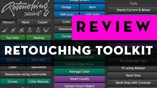 RETOUCHING TOOLKIT BEST Photoshop EXTENSION for retouching [upl. by Di]