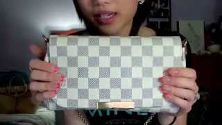 Louis Vuitton Favorite PM Damier Azur Reveal [upl. by Carrington]