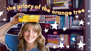 🍊 I finally read The Priory of the Orange Tree  800 page fantasy reading vlog [upl. by Eiliah]