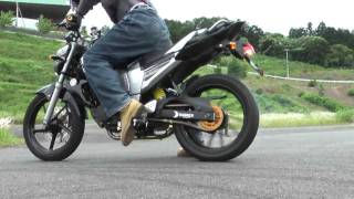 YAMAHA FZ16 Byson STUNT RIDE [upl. by Anilam]