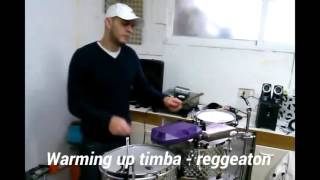 Ritmo Timba Reggaeton warm up at studio Timbal Total december 2013 [upl. by Ardie368]