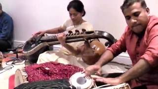 SINDHU NADHIYIN MISAI  Bharathiyar Song  Veena by Meera Sharma [upl. by Lebazej336]