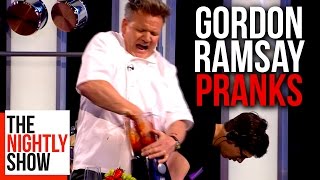 All of Gordon Ramsays Best Pranks  COMPILATION [upl. by Corson]