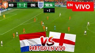 🔴 PAÍSES BAJOS VS INGLATERRA PARTIDO DE HOY EN VIVO  EUROCOPA 2024 EN DIRECTO SEMIFINAL  HOLANDA [upl. by Heck]