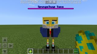 Spongeswap sans ADDON  showcase  MCPE\MCBE by HabiRGB5641 [upl. by Mayfield726]