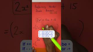 Day 2130 Factorising harder double Beackets mathinar quadratics algebra [upl. by Lednic815]