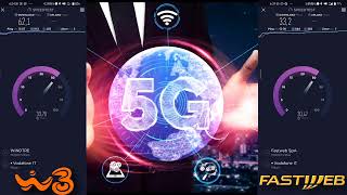 5G Fastweb VS WINDTRE Speedtest N3 DSS [upl. by Aitnauq]