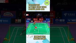 Anthony Sinisuka Ginting INA Vs Prannoy HS India  Thomas Cup 2024 [upl. by Durrej287]