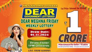 LOTTERY SAMBAD DEAR 1 PM 01112024 NAGALAND LOTTERY LIVE DEAR LOTTERY LIVE LOTTERY SAMBAD [upl. by Ailasor]