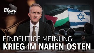 Eine Diskursanalyse Wie Deutschland über den Krieg im Nahen Osten redet  ZDF Magazin Royale [upl. by Hcirteid137]