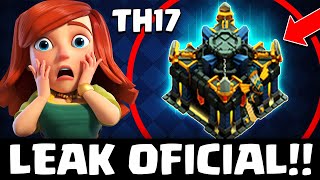 🚨OFICIAL ¡¡NUEVO AYUNTAMIENTO 17 FILTRADO por SUPERCELL 🤯 Clash of Clans [upl. by Urbai]