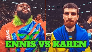 Jaron Ennis vs Karen Chukhadzhian 2  Last Fights  HD EnnisChukhadzhian [upl. by Redmund]