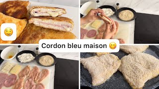 Recette cordon bleu maison facilerapide et tellement bon 😍 [upl. by Azmuh]