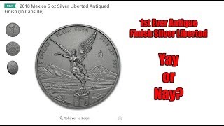 2018 Antique Finish Silver Libertad  2000 mintage [upl. by Nylirem]