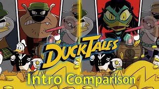 DuckTales  Both Intros Comparison Seasons 1 and 2 [upl. by Lise348]