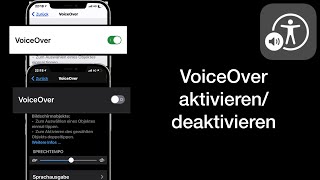 VoiceOver aktivierenDeaktiviere sprechendes iPhoneiPad [upl. by Aenat]