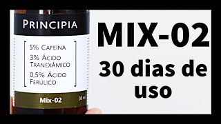 MIX02 30 dias de Uso Principia Skincare  Cafeína  Ácido Tranexâmico  Ácido Ferúlico [upl. by Kunin]