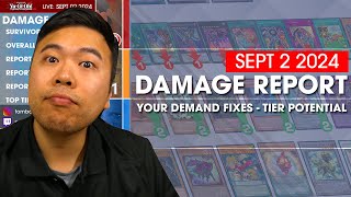 Ban List Damage Report Sept 2 2024  Major Fixes but still crying  Tier Potential [upl. by Kaufmann]