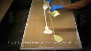 HOW TO  Travertine Epoxy Countertop  Epoxy Tutorial Video  Countertop Epoxy  Start to Finish [upl. by Eicyac594]