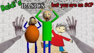 SCP 096 killed everyone at Baldis school  SCP Basics █ Baldis Basics – mods █ [upl. by Cressler917]