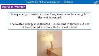 AQA Physics  P17  Energy Dissipation [upl. by Charis711]