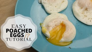 How To Make Poached Egg For Beginners [upl. by Hannan5]