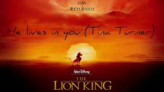 The Lion King 2He lives in youTina Turner [upl. by Sklar]