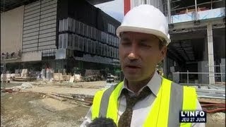 Le chantier de lEspace culturel des Jacobins Le Mans [upl. by Llerrem814]