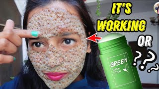 Green Mask Stick  Does This Green Mask Work I Tried Green Mask And Shocked 😳  Viral Video [upl. by Ardnal]