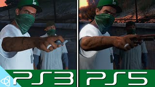 GTA 5  PS3 vs PS5 Grand Theft Auto V  Side by Side [upl. by Eornom522]