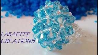 Anello Soffione Swarovski Tutorial [upl. by Regazzi]