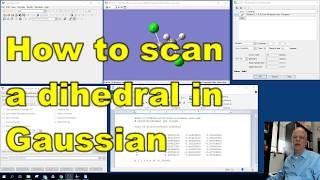 How to Scan a Dihedral in Gaussian [upl. by Nived125]