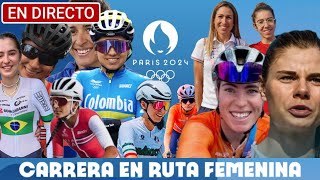 🔴 EN VIVO Ciclismo Ruta Femenina  Olimpiadas Paris 2024 ➣ Ciclismo Olímpico [upl. by Lledo]