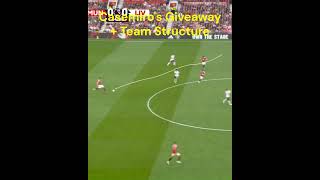 Casemiro vs Liverpool giveaway leads to goal Part 1 manchesterunited premierleague shorts [upl. by Naus]