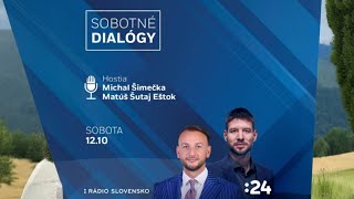 Sobotné dialógyholubník Šimečka vs Eštok  1492024 [upl. by Etnohc]