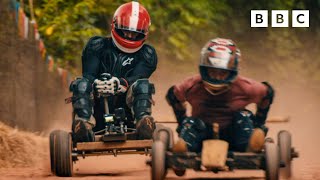 Chris Harris and Paddy McGuinness take on TERRIFYING Formula Hmong racing 🏎 😱 Top Gear [upl. by Ecurb]