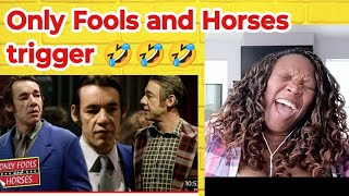 American Reacts to 3 Trigger hysterical scenes  Only Fool and Horses  Reaction [upl. by Akinhoj786]