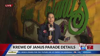 Fox 14 Your Morning News Details on Krewe of Janus Parade [upl. by Nnaid16]