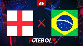 Inglaterra x Brasil  AO VIVO  23032024  Amistoso Internacional [upl. by Urana]