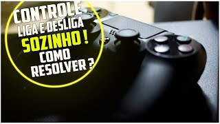 Controle de PS4 Desligando e Ligando Sozinho  Como Resolver  Gaames Deni [upl. by Suiradel]