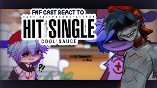 FNF cast react to Vs yourself  bonus vid  FNF SINGLE HIT MOD  My au [upl. by Kalk]