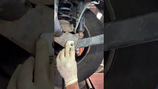 Caster Adjustment broken car cars carasmr automobile diy jeep mechanic repair [upl. by Nenerb]