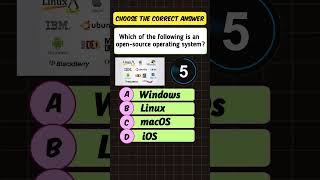 Which of These is an OpenSource OS  InfuseSmart shorts os quiz [upl. by Ced]